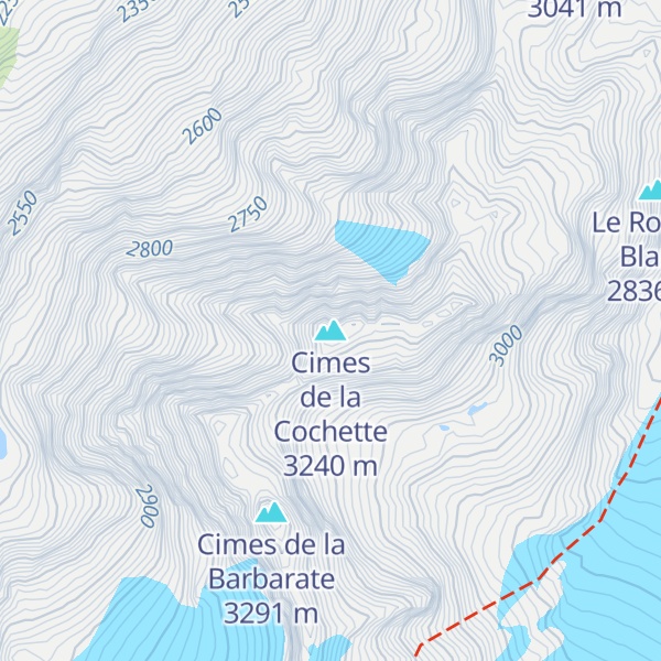 Map of Cimes de la Cochette