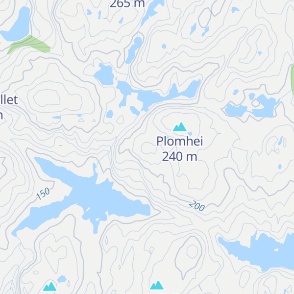 Map of Raunlifjella