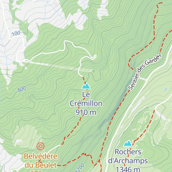 Map of Le Crémillon
