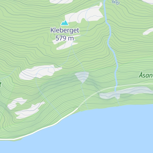 Map of Kvitefjellet