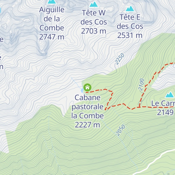 Map of Cabane pastorale la Combe