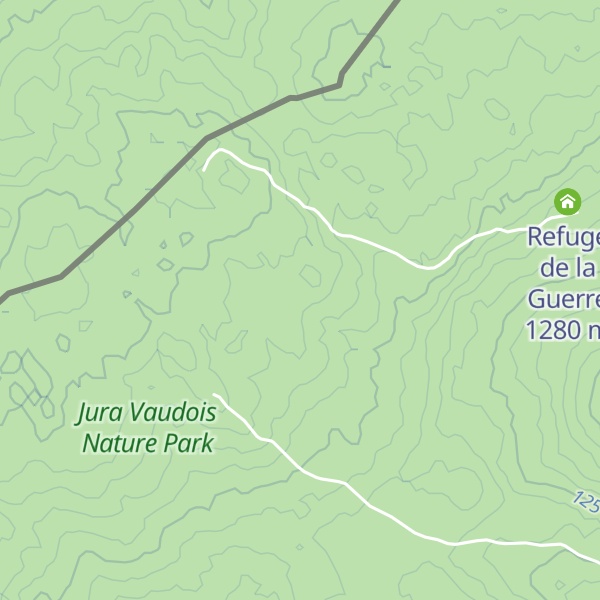 Map of Refuge de la Plane