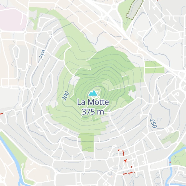 Map of La Motte