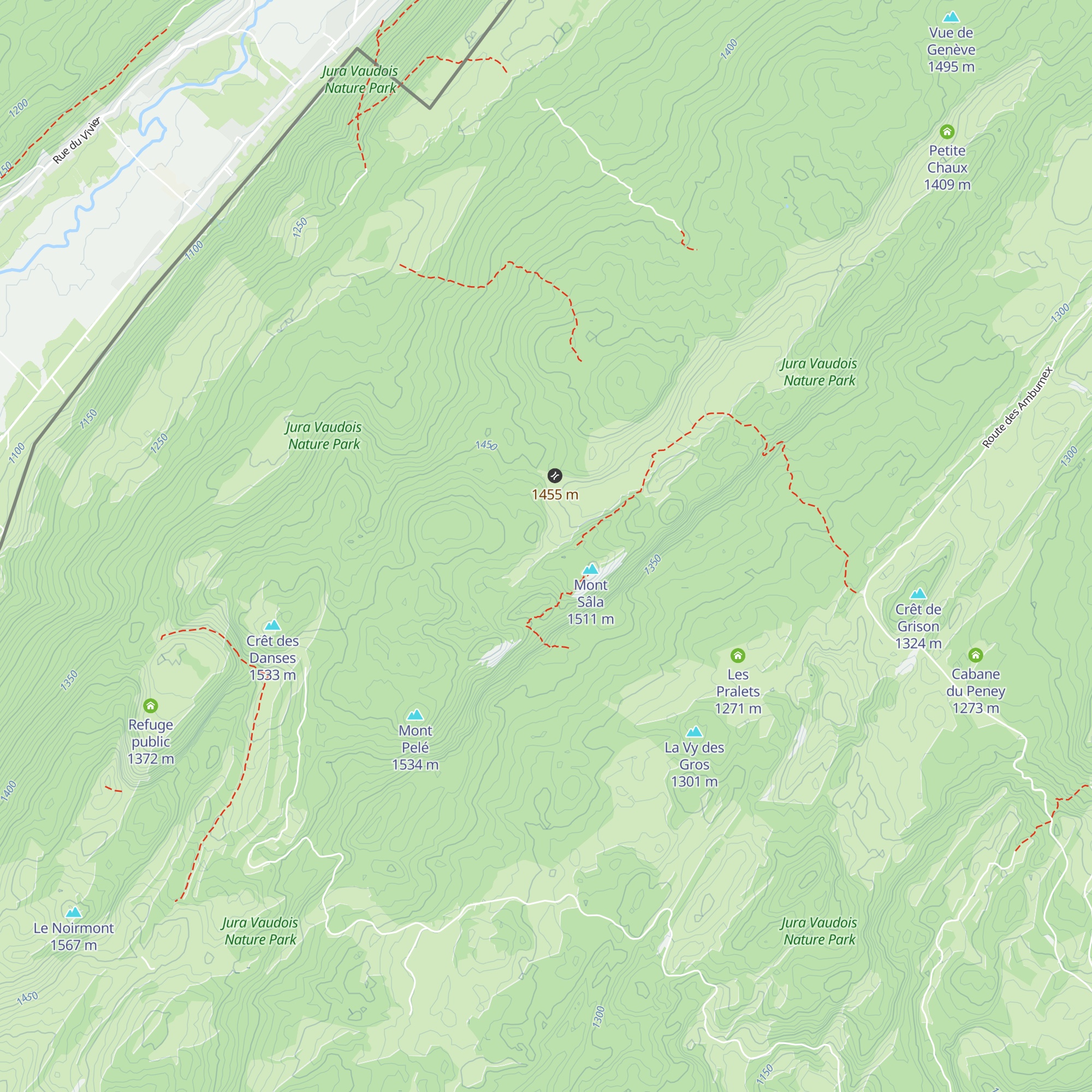 Cabane des Electriciens map
