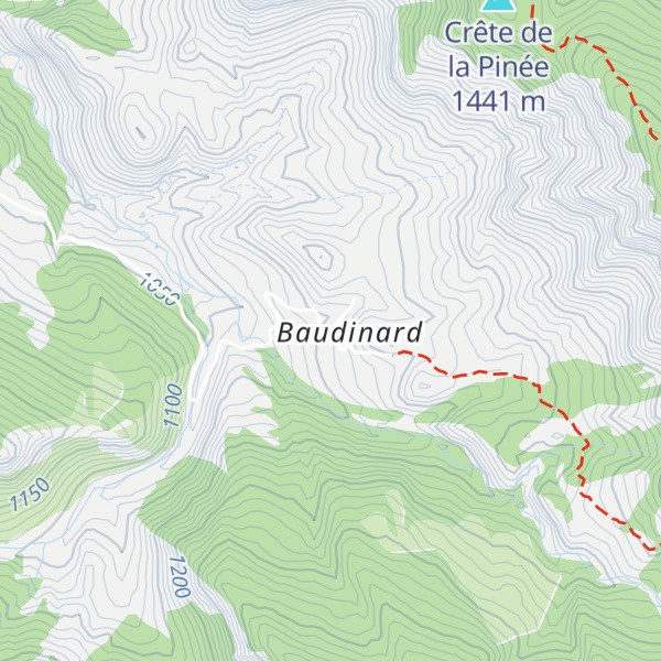 Map of Gîte de Baudinard
