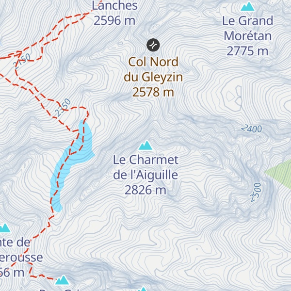Map of Le Charmet de l'Aiguille