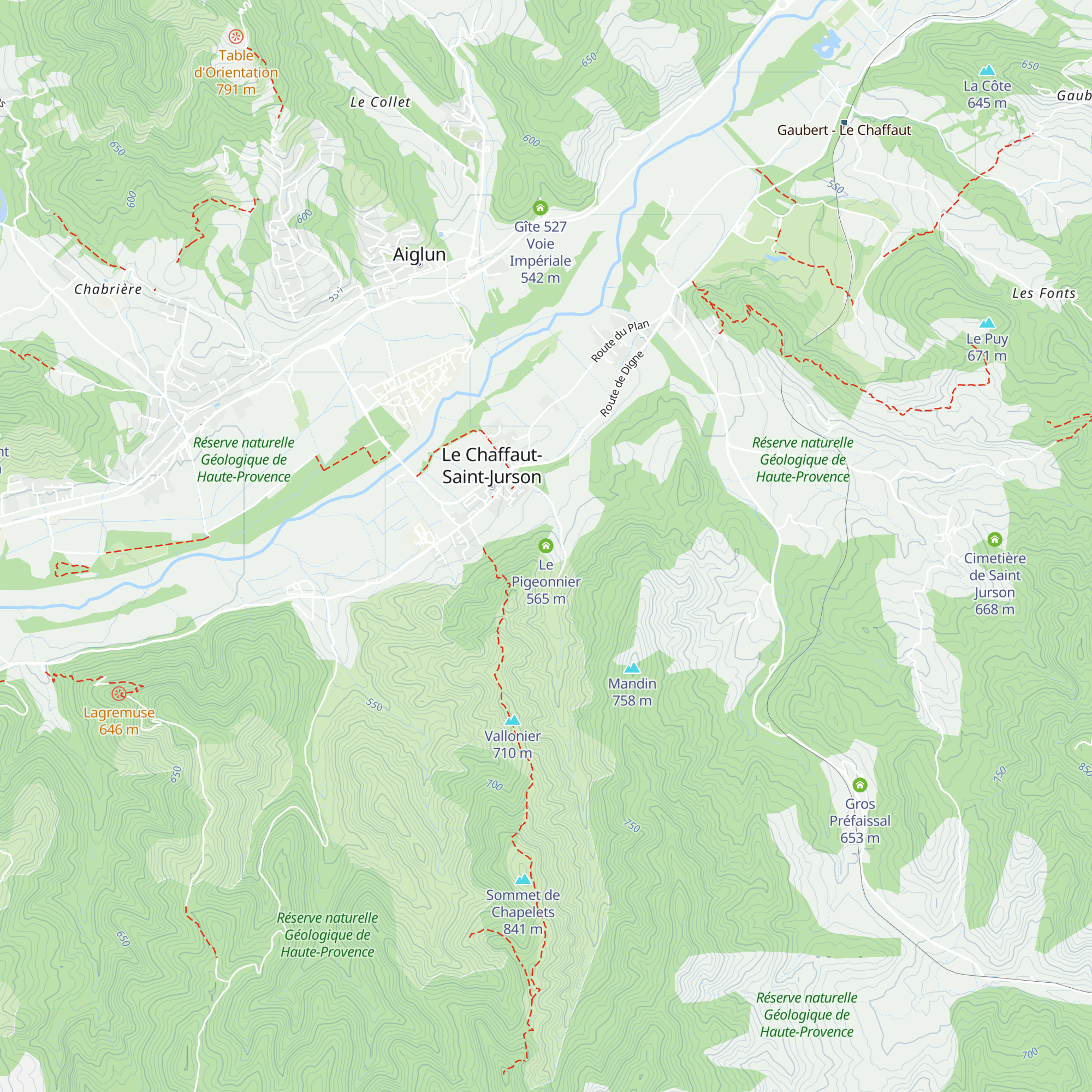 Le Pigeonnier map