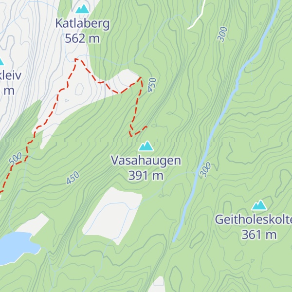 Map of Vasahaugen