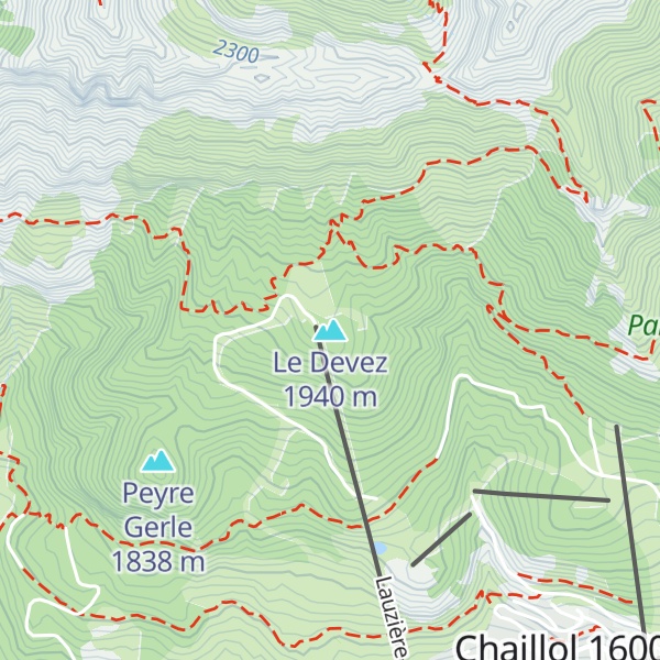 Map of Le Devez