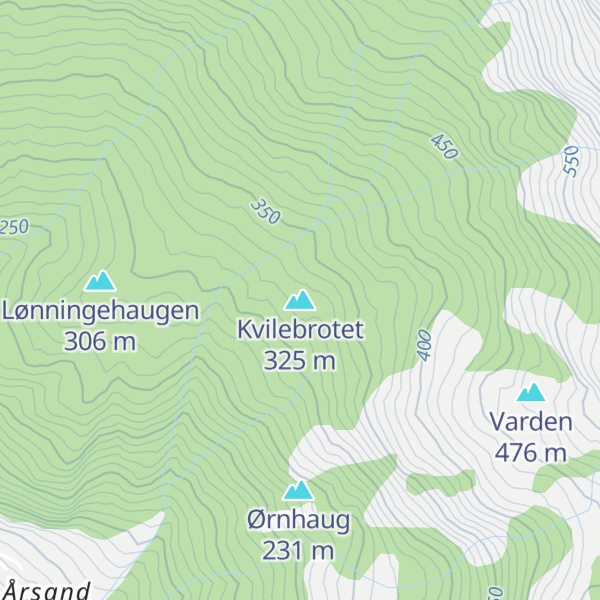 Map of Kvilebrotet