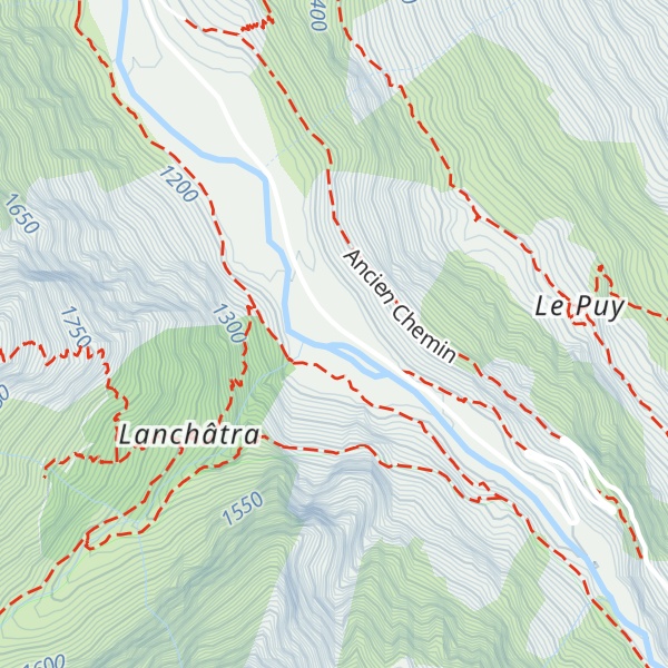 Map of Gite du Plan Relais