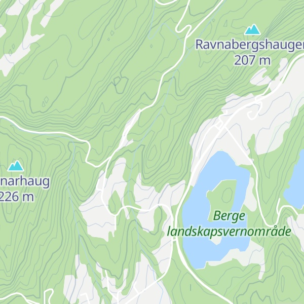 Map of Kalvhagehovden