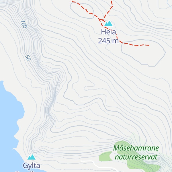 Map of Senhaugen