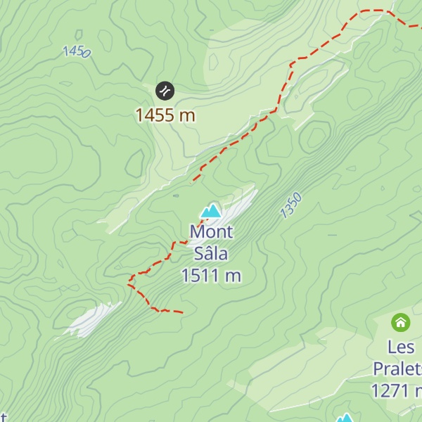 Map of Mont Sâla
