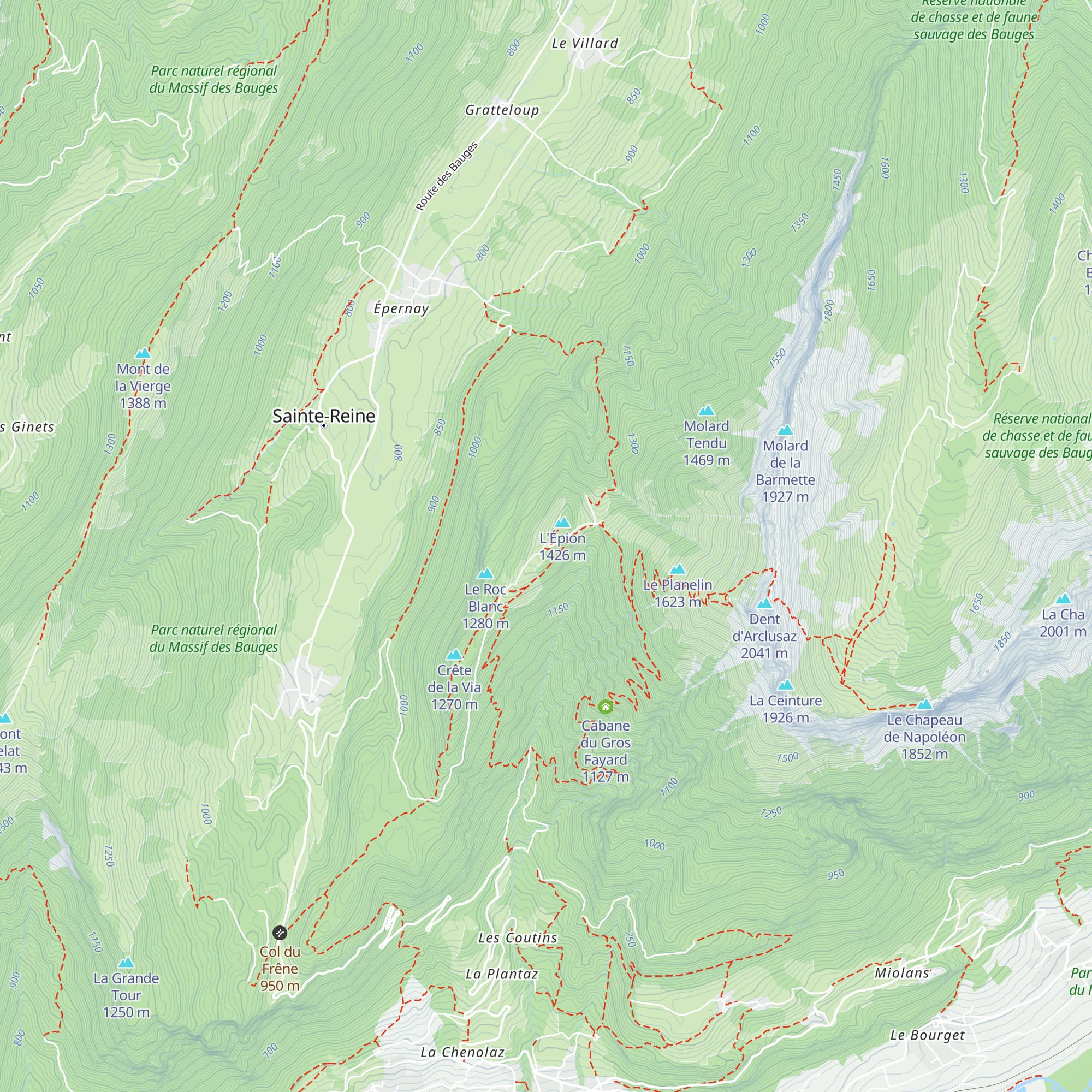Chalet de l'Épion map