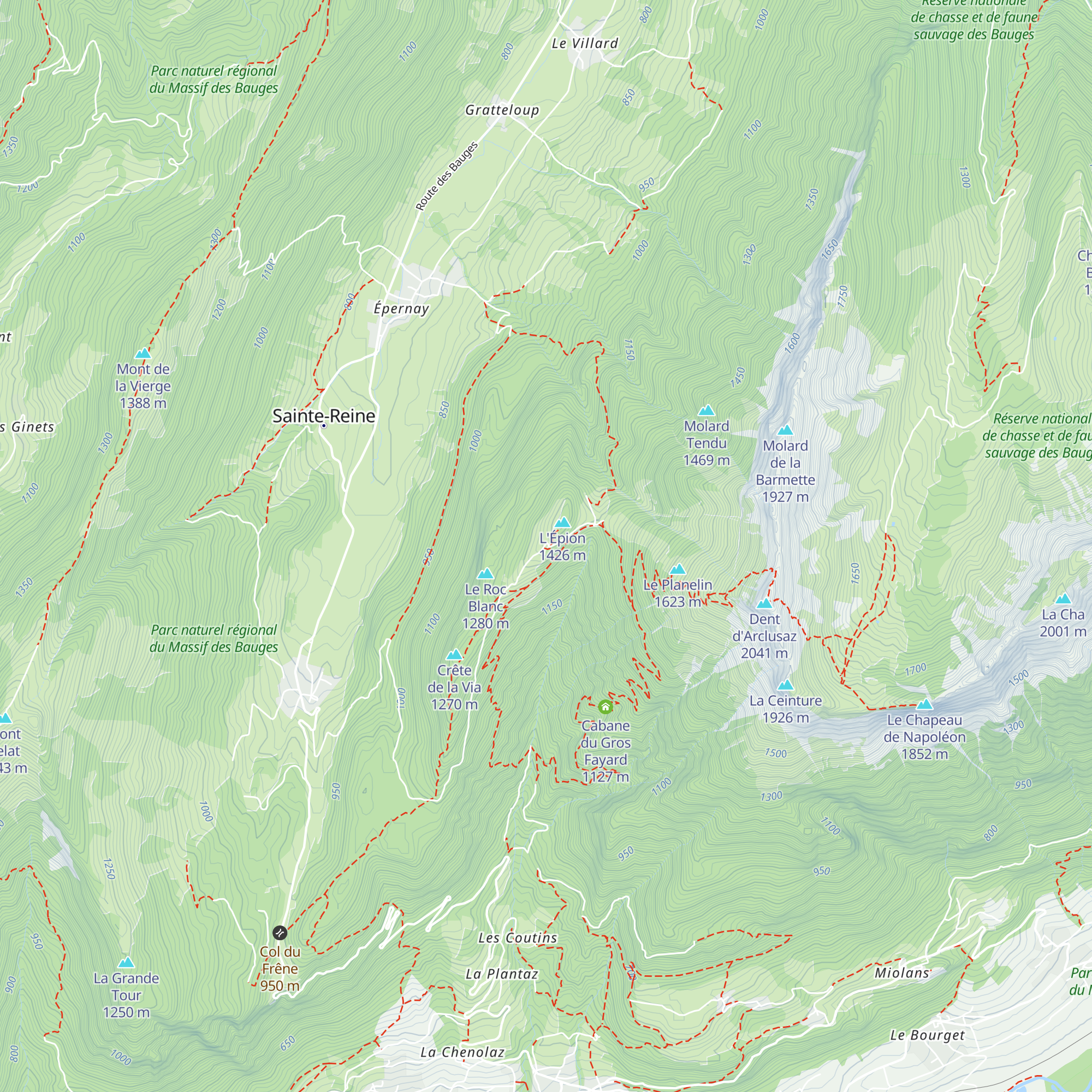 Chalet de l'Épion map