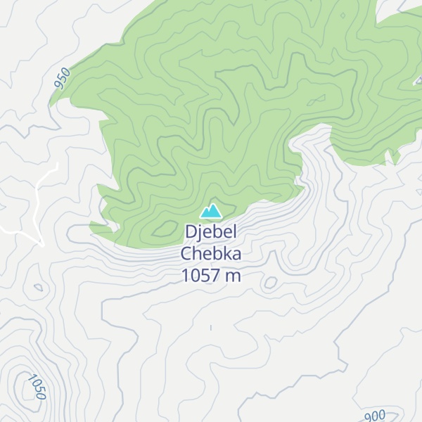 Map of Djebel Chebka