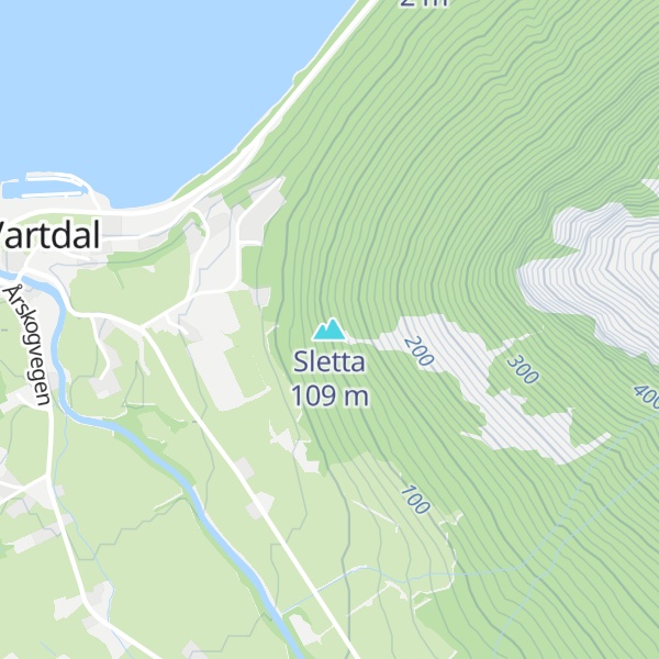 Map of Sletta