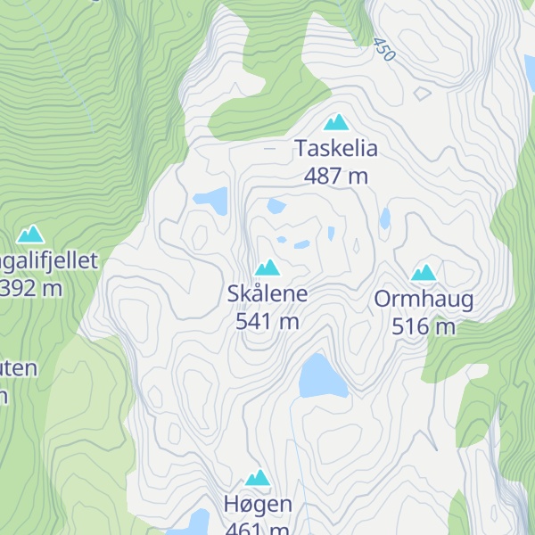 Map of Skålene