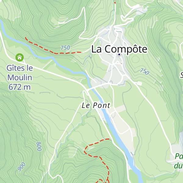 Map of Gîte le Chalet