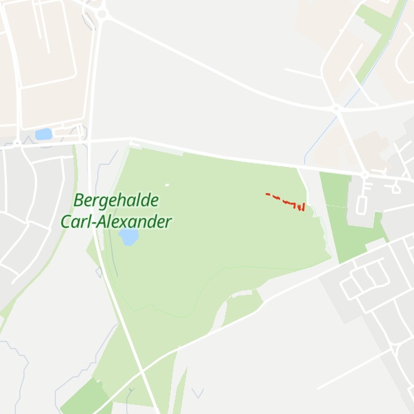 Map of Bergehalde Carl-Alexander