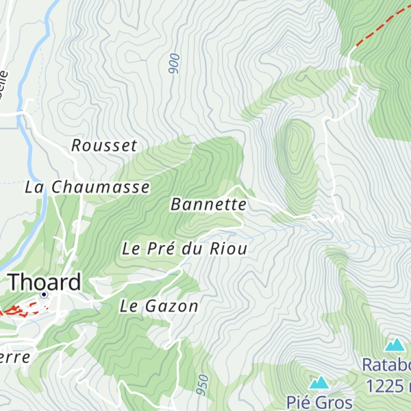 Map of La Banette