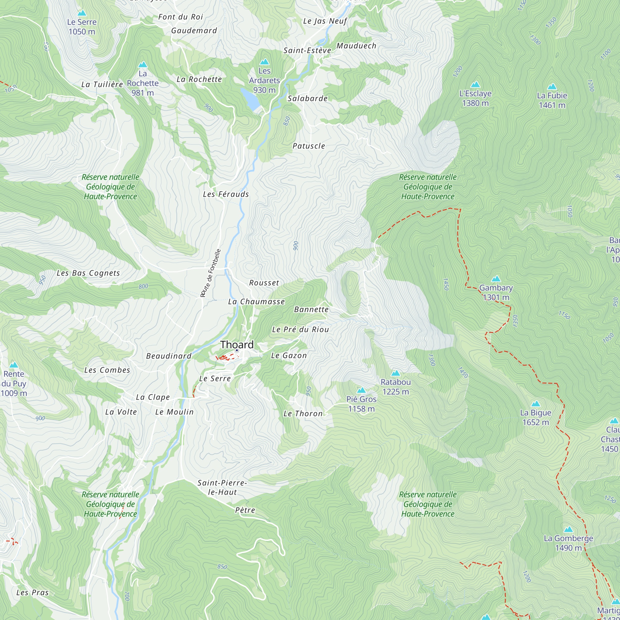 La Banette map