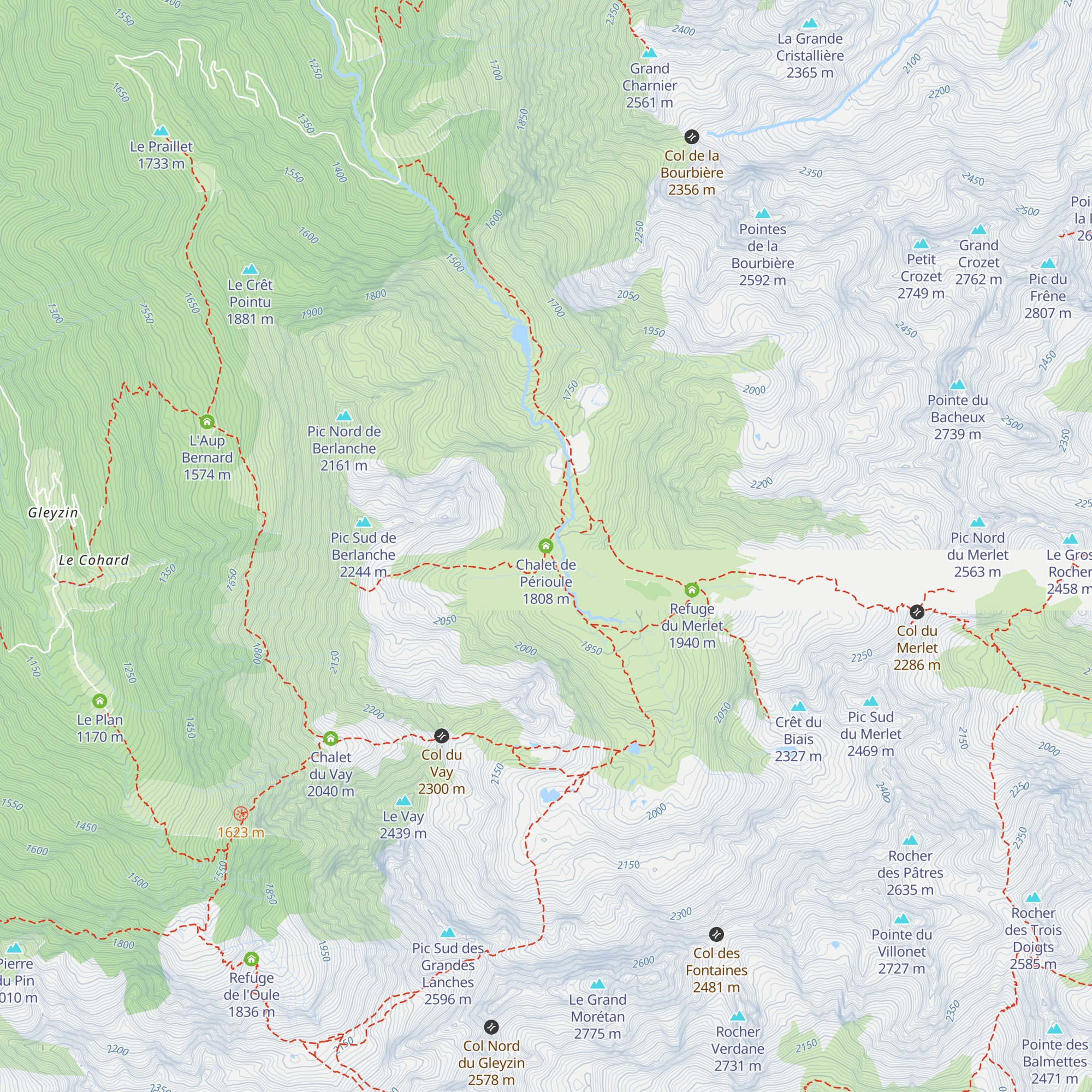 Chalet de Périoule map