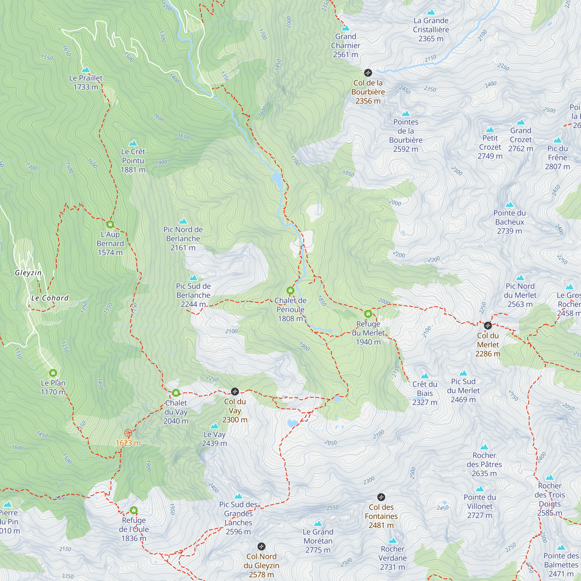 Chalet de Périoule map