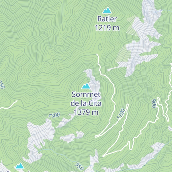 Map of Sommet de la Cita