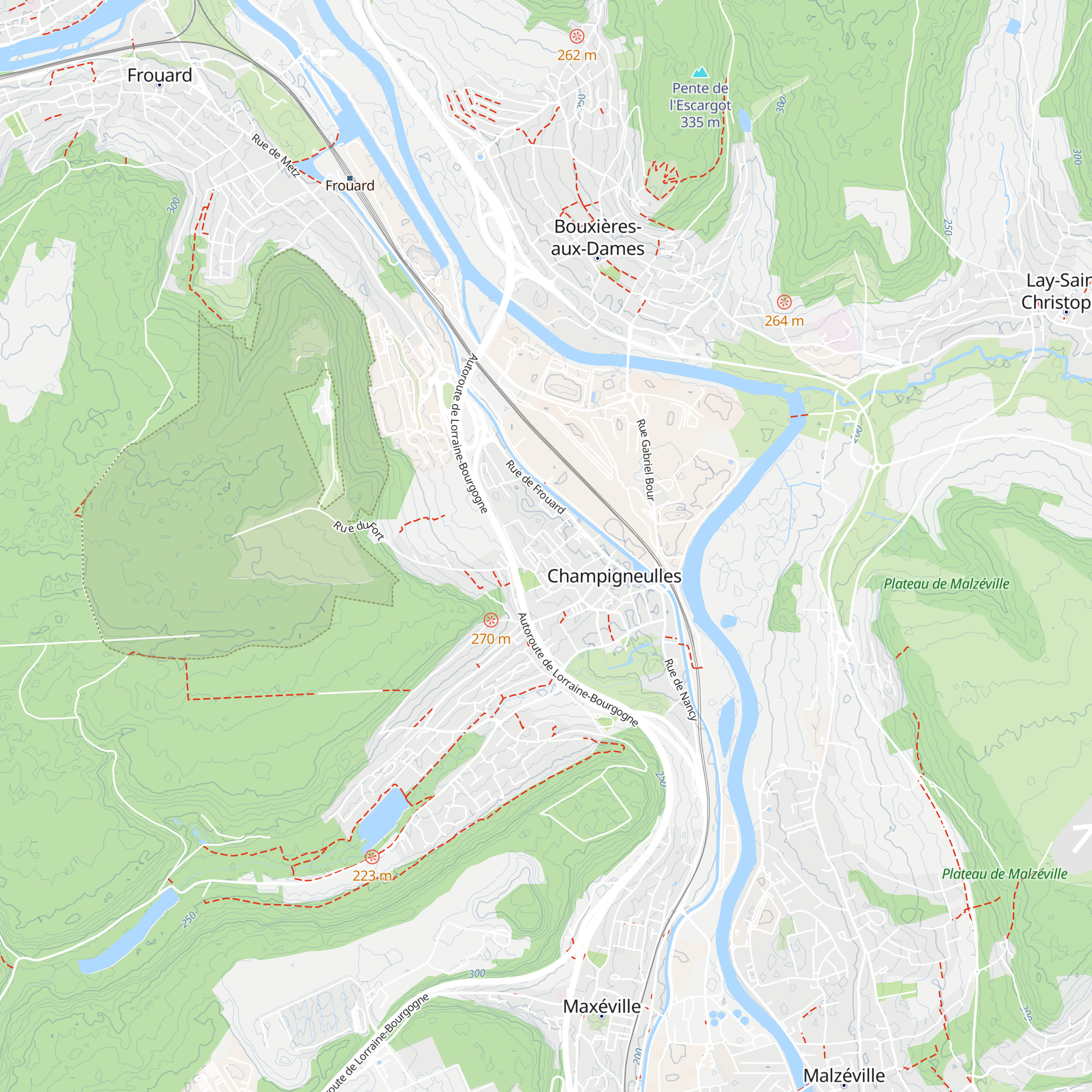 Montcalm map