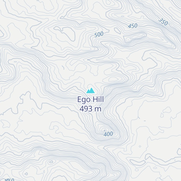 Map of Ego Hill