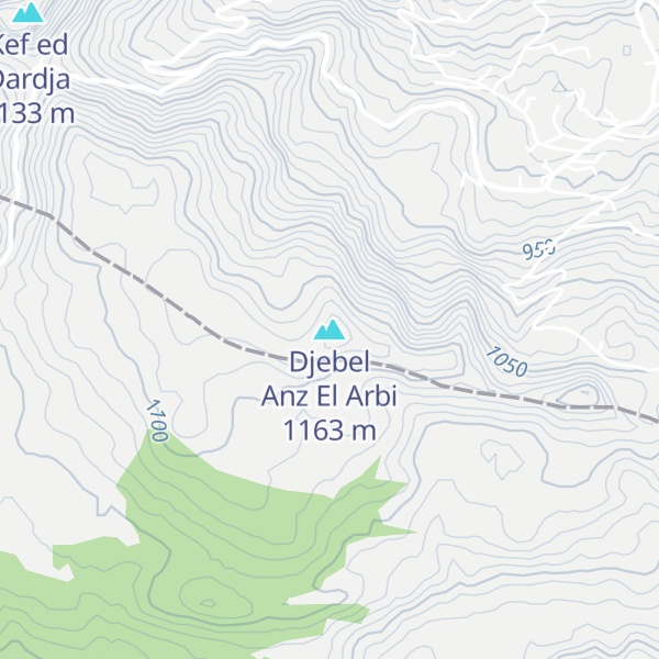 Map of Djebel Anz El Arbi