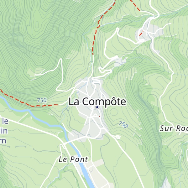 Map of Gîte le Tavalan