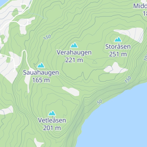 Map of Skrefleberg