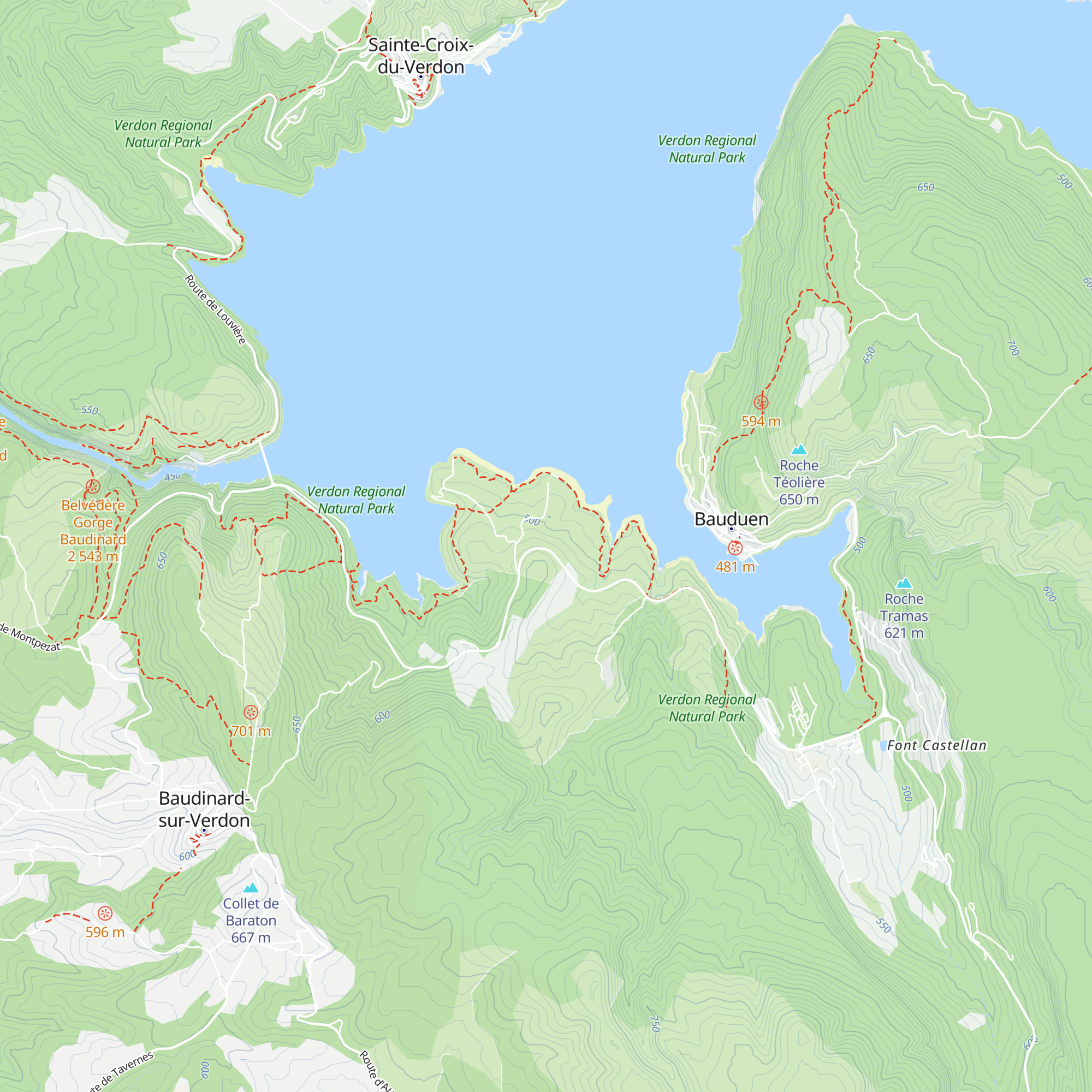 Hôtel Les Cavalets map