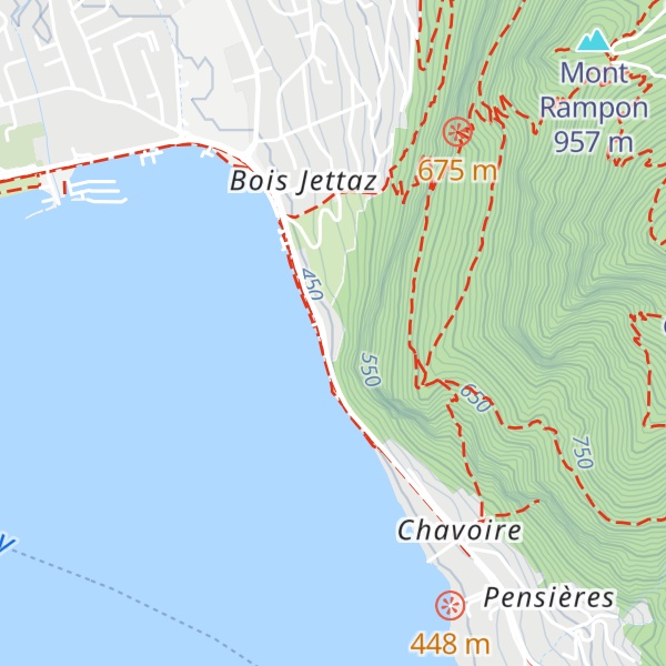 Map of Usine de production d'eau potable de La Tour