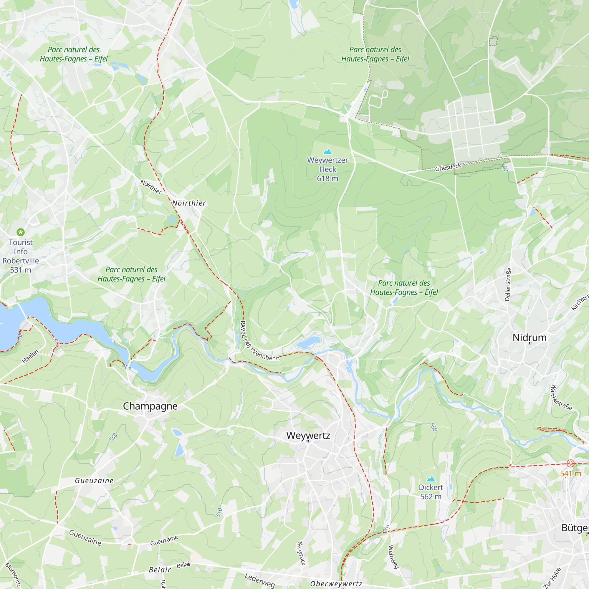 Skihütte "Im Himmelchen" map