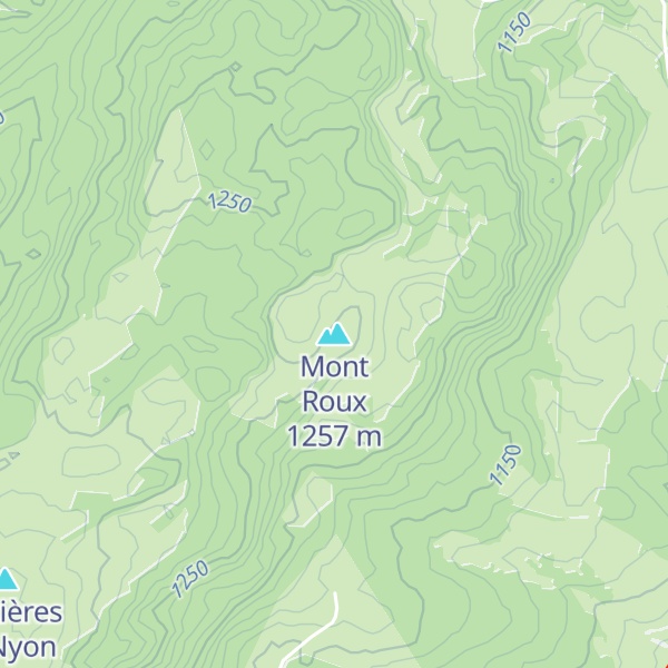 Map of Mont Roux