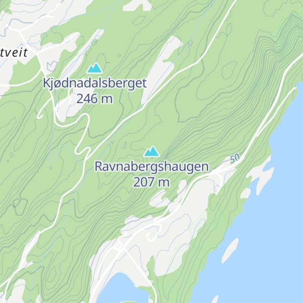 Map of Ravnabergshaugen