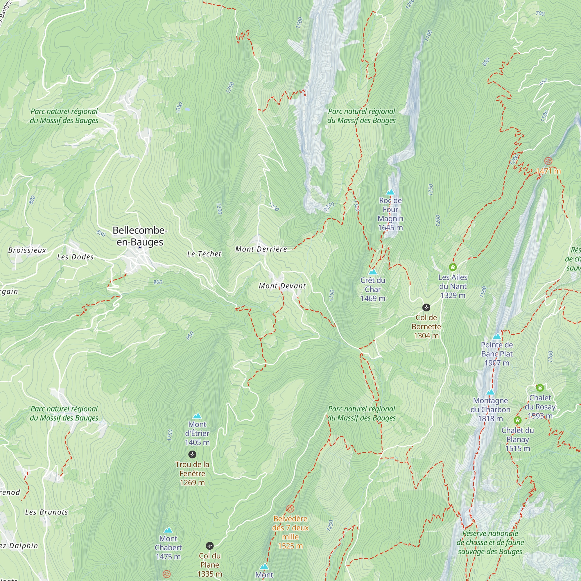 Gîte du Roc des Boeufs map