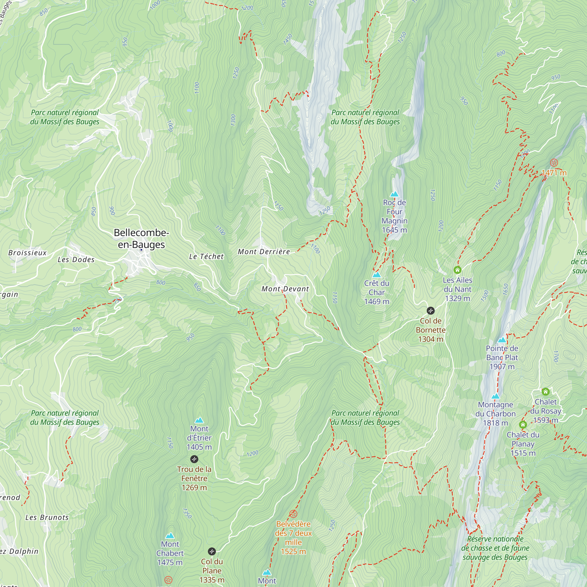 Gîte du Roc des Boeufs map