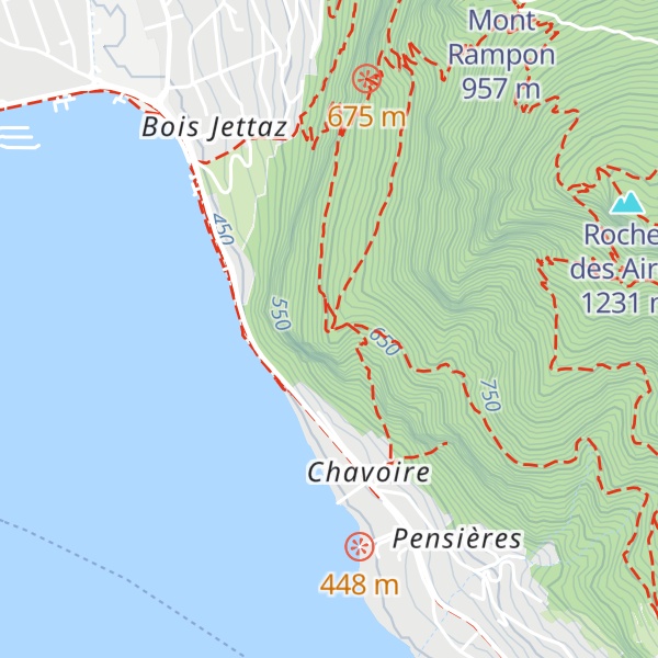 Map of Chalet du Talabar