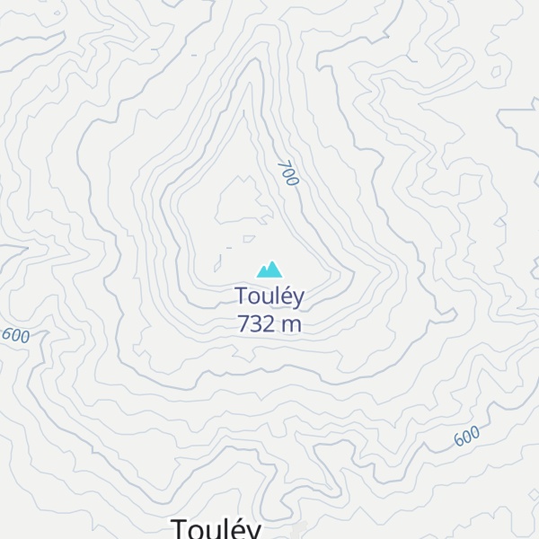 Map of Touléy