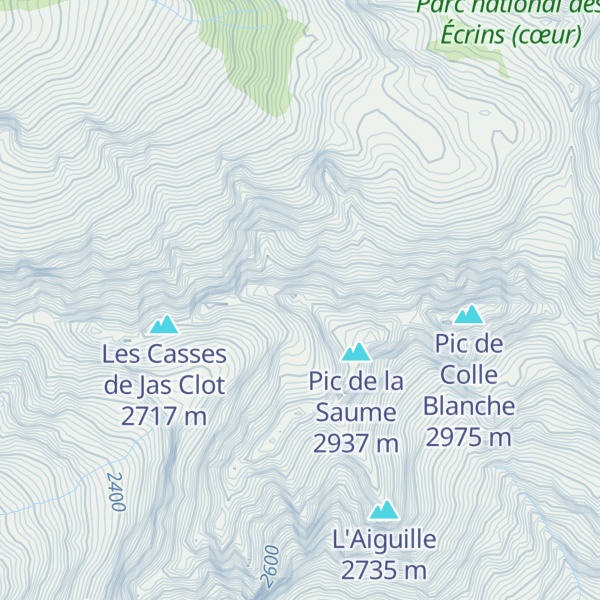 Map of L'Aiguillas