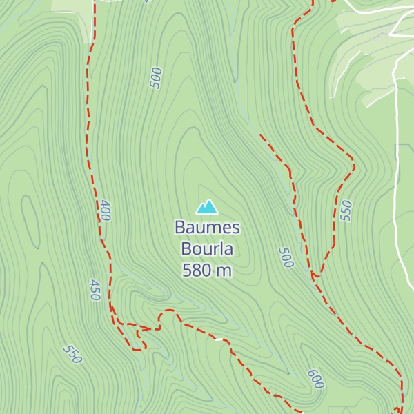 Map of Baumes Bourla