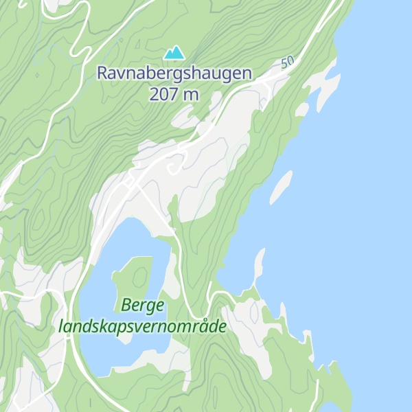 Map of Haugane