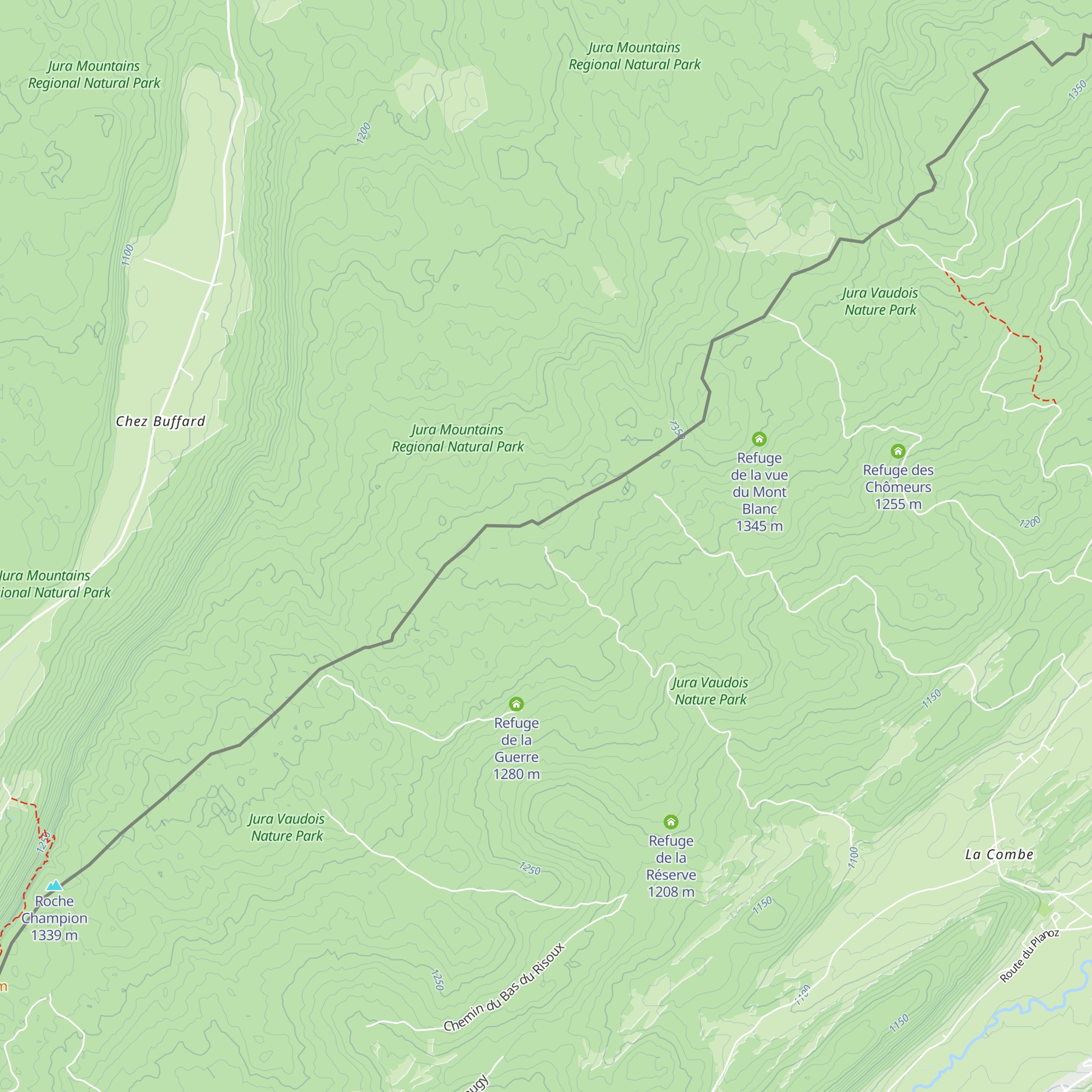 Refuge Rendez-Vous des Sages map