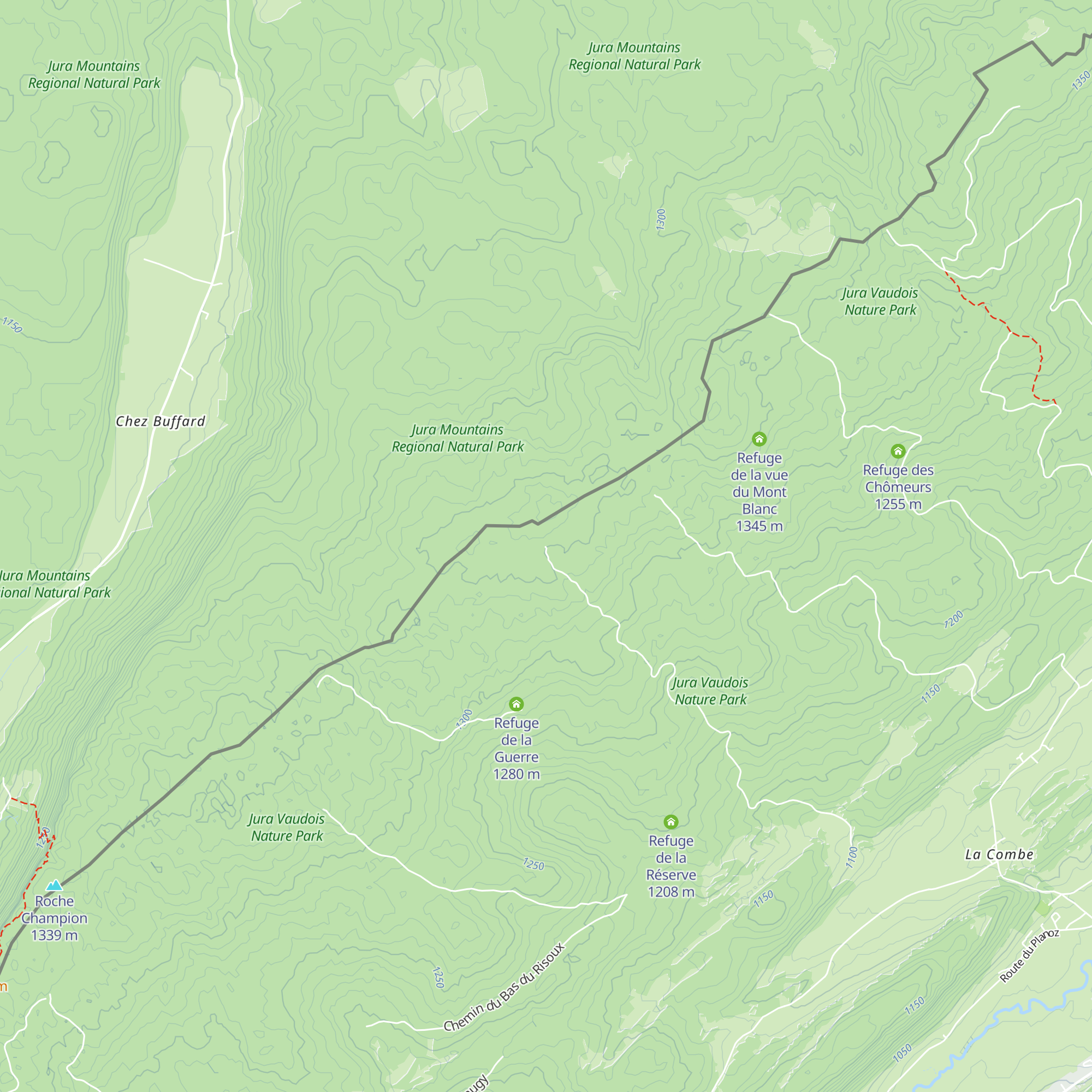 Refuge Rendez-Vous des Sages map