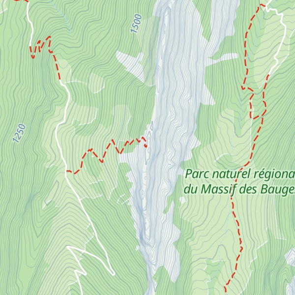 Map of Roc des Boeufs